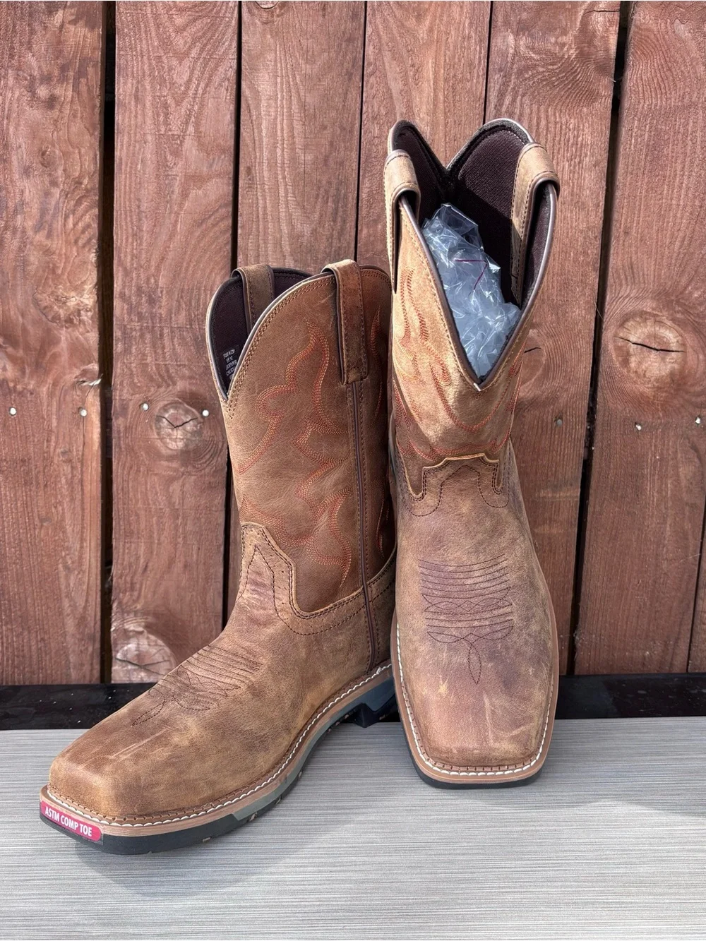 JUSTIN SAFETY TOE WORK BOOTS